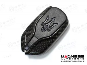 Maserati Ghibli Key Cover - Carbon Fiber Maserati Ghibli Key Cover - Carbon Fiber